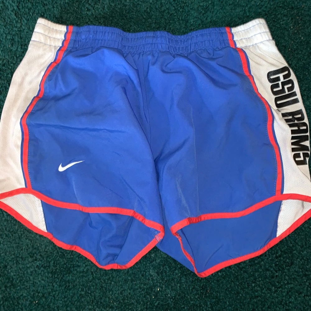 Blue nike dri-fit shorts